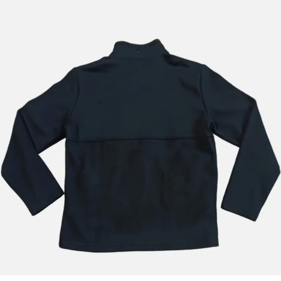 FREE COUNTRY mens Jacket Jet Black Zip-Up Hang Out Fleece Size Small - Picture 2 of 9